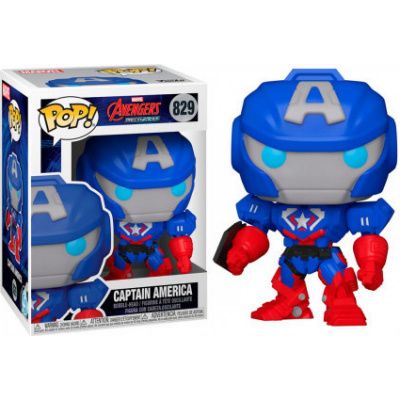 Funko POP! Avengers Mech Strike Captain America Glow in the Dark Marvel 829