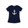 Dievčenské tričko NAUTICAL s krátkym rukávom - 134 - Tmavá modrá 3