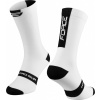 ponožky FORCE LONG PRO SLIM, bílo-černé Velikost: L-XL/42-46