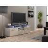 TV stolík Evora Mini (biela/krémový lesk)