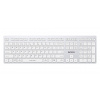 A4tech FBX50C, bezdrátová kancelářská klávesnice,BT/USB 2,4Ghz, bílá FBX50C-WH