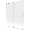 Mexen Velar 2-krídla vaňová zástena posuvná 140 x 150 cm, transparentná, chróm - 896-140-000-01-01