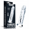 Lovetoy Flawless Clear Dildo 7.0″priehľadné dildo s prísavkou 17,5 x 3,4 cm