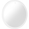 Hansgrohe Xarita Lite S - Okrúhle zrkadlo s LED osvetlením po obvode ⌀ 700 mm s infračerveným senzorom, biela matná 54979700
