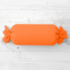 Biante Vankúš valec bonbon Rongo RG-035 Oranžový 15x60 cm