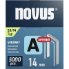 Spony z jemného drôtu A typ 53 14mm 5000 ks Novus Tools 042-0764 Rozmery (d x š) 14 mm x 11.3 mm; 042-0764
