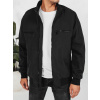 Čierna pánska bombera so zipsami TX5033 M