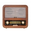 Retro FM rádio s Bluetooth USB 2x5w Wood (Retro FM rádio s Bluetooth USB 2x5w Wood)