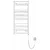 Aqualine ORBIT-E elektrické vykurovacie teleso, oblé, 450x960 mm, 300W, biela SPH ILEO94T