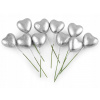 Srdce na drôtiku 10 ks