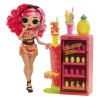 MGA L.O.L. Surprise! OMG Nechtové štúdio s bábikou - Pinky Pops Fruit Shop červená