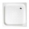 Aqualine Smaltovaná sprchovacia vanička, štvorec 70x70x12cm, biela SPH PD70X70