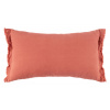 Obdĺžnikový vankúš STONEWASHED oranžový