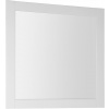Aqualine FAVOLO zrkadlo v ráme 80x80 cm, biela mat FV080
