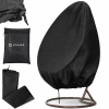 Záhradný obal na kreslo 190 x 115 x 190 cm čierny