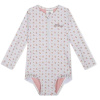Swim Essentials Plavky s dlhým rukávom s UPF 50+ Cozy Hearts