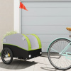 Vozík za bicykel, čierno zelený 45 kg, železo-ForU-94130