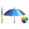Teddies Dáždnik vystreľovací dúhový 78 cm kov/látka