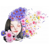 Gaira® Malovanie podľa čísel Kvety vo vlasoch M992844