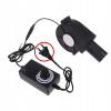 Fúkací ventilátor turbína 12V 15W čierny