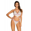 OBSESSIVE Luxusné body Obsessive Lilyanne Teddy Biela