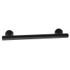 Sapho X-ROUND BLACK madlo 400mm, čierna mat XH500B