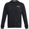 Under Armour Armour Pjt Rock Hwt Terry Fz Fleece Mens Black S
