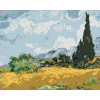 ZUTY Maľovanie podľa čísel - STROMY NA LÚKE Rámovanie: bez rámu a bez vypnutia plátna, Rozmer: 40x50 cm
