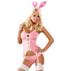 Sexy kostým Obsessive Bunny suit ružový (veľkosť L/XL)