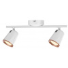 Rabalux 5046 LED prisadené stropné bodové svietidlo Solange 1x12W | 760lm | 3000K | IP20 - biela so zlatými prvkami