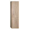 Aqualine ZOJA/KERAMIA FRESH skrinka vysoká s košom 50x184x29cm, dub platin 51295