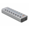 Delock 63264 7 portů USB 3.0 hub sivá; 63264