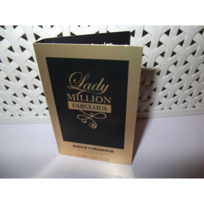 Paco Rabanne Lady Million Fabulous, vzorka vône pre ženy