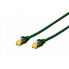 Digitus DK-1644-A-100/G CAT 6A S-FTP patch, Cu, LSZH AWG 26/7, 10m, zelený