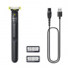PHI Philips Norelco OneBlade QP1424/10 pánsky holiaci strojček Planžetový holiaci strojček Zastrihávač Uhlie