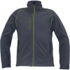 GREENDALE softshell bunda antr/limet L