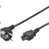 PREMIUMCORD Kabel napájecí 230V pro NTB (3pin, Schuko, trojlístek) 3m kpspt3