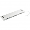 Sandberg 136-31 dokovacia stanica a replikátor portov Kábel USB 3.2 Gen 1 (3.1 Gen 1) Type-C Hliník (Sandberg 136-31)