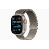 Apple Watch Ultra 2 49 mm prírodný titán s prírodným titánovým milánskym ťahom L MX5T3CS/A