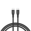 Canyon CC60SC10, 1 m kábel, USB-C / USB-C, PD 60 W, 480 Mbps, čierny CNS-CC60SC10B