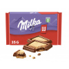 Milka čokoláda mliečna z alpského mlieka obložená sušienkami LU 35g