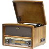 Reflexion HIF1937 Retro stereo UKW, CD, kazeta, gramofón, USB, Skriňa z pravého dreva, funkcia záznamu, vr. diaľkového ovládania 2 x 20 W drevo; HIF1937