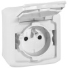 Legrand Forix IP44 zásuvka 230V, biela