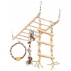 Trixie Suspension bridge rope ladder ferrets wood/rope 35 x 15 x 15 cm