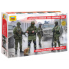 Zvezda - figurky ruská pěchota, moderní éra, Model Kit 3665, 1/35