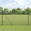 zahrada-XL Plot s stĺpmi Sivá 1.6 x 10 m Oceľ 3351824