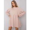 Dress-RV-SK-7247.15P-beige krémová S BASIC Feel Good 2016103068456