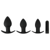 Black Velvets Vibrating Butt Plug Set