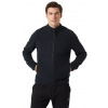 Pánske mikiny Björn Borg Men's Full Zip Borg Fleece - Čierny (XXL)