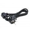 C-TECH kabel síťový VDE 220/230V napájecí notebook 3 pin Schuko, lomený, 1,8m